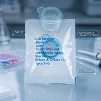Tamis en nylon stérile jetable de cellules de filtres de laboratoire de 40um 70um 100um emballé individuellement