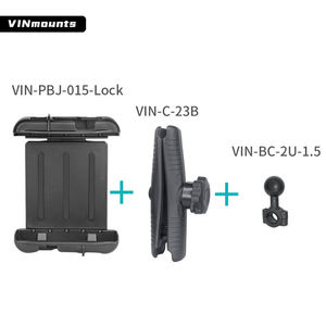 Support de tablette portable en plastique robuste antivol unique, hauteur réglable - Product Image 6