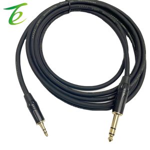 3,5 mm'den 6,5 mm'ye ses kablosu, stereo büyük boyutlu bilgisayar güç amplifikatörü hoparlör bağlantı kablosu, 6,35 mm elektronik org - Product Image 5