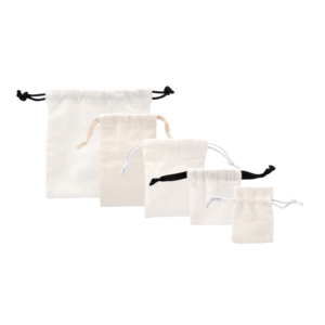 Custom Modern Linen Foldable Drawstring Pouch 10*13cm <b>Coffee</b> Bean and <b>Vanilla</b> Packaging Bag for Jewelry Storage - Product Image 5