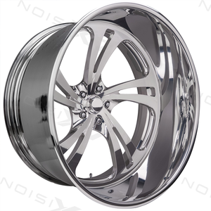 Jantes forgées en aluminium 20 22 24 pouces 5x5 5x127 polies à lèvre souple 5 branches pour Chevy C10 C1500 Silverado Jantes personnalisées - Product Image 3