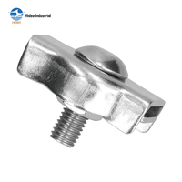 Collier de serrage simple en acier inoxydable 304 316 pour câble métallique, moulé par investissement, électro-polissé, pour levage, gréement et applications marines
