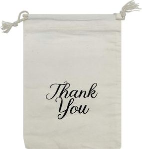 Bolsas de Regalo de Lona de Algodón con Cordón, Reutilizables, a Prueba de Polvo, con Logotipo Personalizado, para Regalos de Navidad - Product Image 5