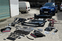 Kit de carrocería para Bentley Bentayga Car Facelift Upgrade Body Kit 16-19 a 2021-2023 Material de aluminio metálico Piezas de coche Conjunto de parachoques