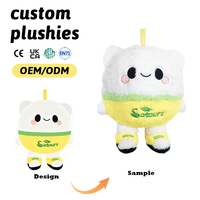 Peluche légère et douce, broderie personnalisée, cadeau de mariage, jouet en peluche certifié CE