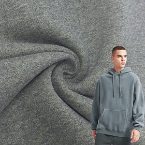 360gsm CVC <span class=keywords><strong>tissu</strong></span> polaire French Terry Tech pour vêtements d'hiver polyester coton mélangé <span class=keywords><strong>sweat</strong></span> à capuche <span class=keywords><strong>tissu</strong></span> textile matériel - Product Image 6