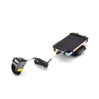 ANSWK RS51 Scanner de Codes-Barres Portable 2D Ergonomique Filaire Mini-Anneau Lecteur de Codes QR Porté au Doigt USB/TYPE-C
