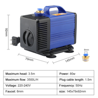 Routeur CNC Kit 2.2kw ER20 Refroidi à L'eau Broche De Fraisage Moteur + VFD Inverseur + 80 Luminaire + 80W Pompe À Eau + 18 Pc ER20 Mandrin