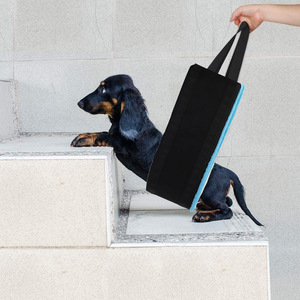 Harnais d'assistance pour chien, soutien post-opératoire, pour chien senior, pour la marche, bleu gris rose rouge, couleur unie, matière plastique - Product Image 3
