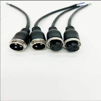 Câble d'extension vidéo GX20 Aviation Plug Line 2-12 cœurs, double connecteur mâle-femelle pour ordinateur, conducteurs en cuivre pur, PVC