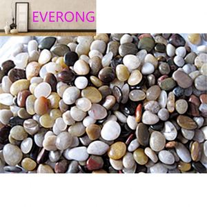 Ciottoli di fiume messicani lucidati in pietra naturale multicolore per l'arredo di parchi e giardini - Product Image 3