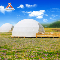 Dôme géodésique en PVC transparent Kawagebo Kamp (KK) 10M, tente de glamping igloo, maison de tente moderne, imperméable, pour événements en plein air en toutes saisons