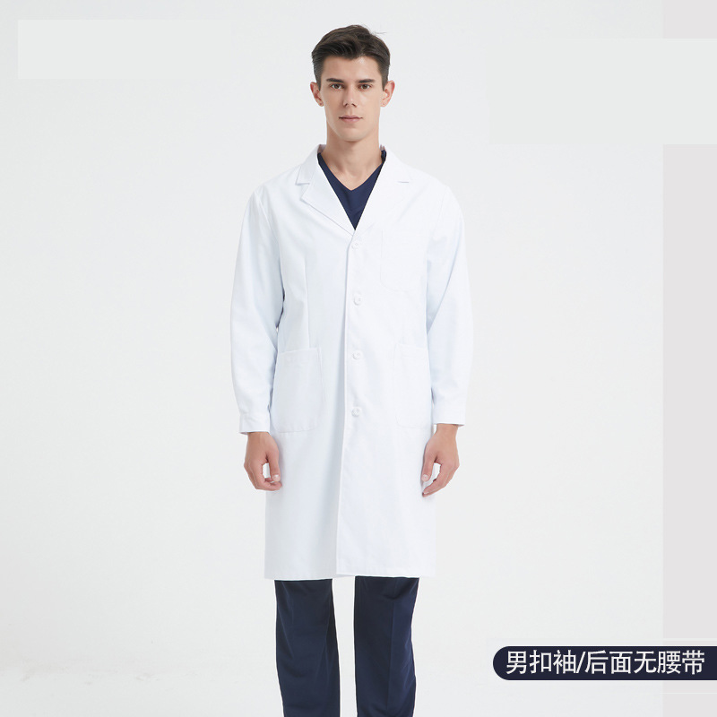 Camisa de manga fina para hombre, sin cinturón en la espalda.