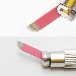 Agujas de Microblading Nano de 0.15mm 18U, Cuchillas Desechables de Acero Inoxidable 316 para Bordado de Cejas - Product Image 4