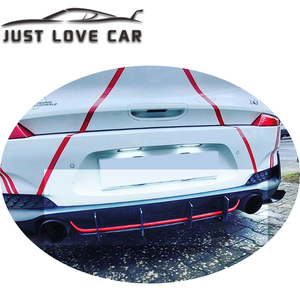 Difusor de parachoques trasero para HYUNDAI I30N MK3, 2017, 2018, <span class=keywords><strong>2019</strong></span>, divisores de labios - Product Image 3