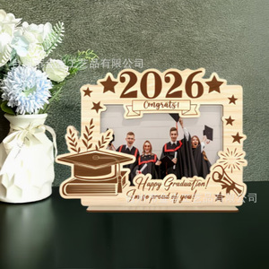 Cross-border <b>graduation</b> season wooden photo <b>frame</b> creative party <b>graduation</b> album home decoration ornament wooden handicrafts - Product Image 2