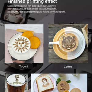 Llrh eb-pro cà phê tự động pha cà phê nghệ thuật máy màn hình máy in cho nhà hàng khách sạn và nhà bếp để uống trang trí - Product Image 4