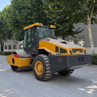 Compacteur vibrant à tambour unique YSW214H de 14 tonnes pour travaux de terrassement avec capacité de montée de 40 %
