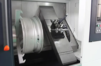 Torno CNC Horizontal Automático de Alta Precisión y Gran Resistencia para Mecanizado de Metales y Fabricación Industrial