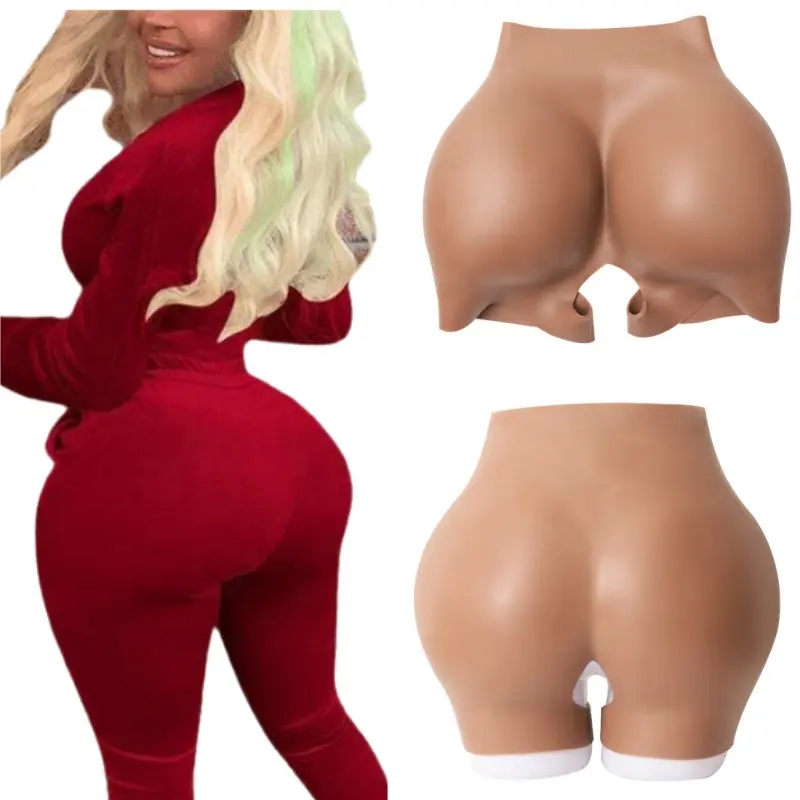 Female Silicone Buttocks and Hips Enhancement Shapewear Big Ass Padded Pants for Women silicone butt panties women underwear