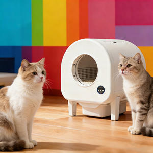 Litière pour chat de fabrication directe, grande capacité, facile à nettoyer, entièrement fermée, anti-éclaboussures. - Product Image 1