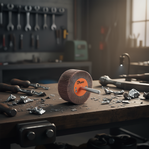 Ttake Abrasive Flap Wheel <b>60x40</b> Mm 6 Mm Shaft 180 Grit For Metal Grinding - Product Image 3