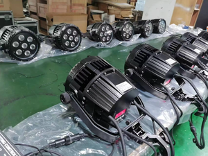 Tùy chỉnh 7LED * 10W IP43-IP65 UV RGBW Đen Led mệnh có thể ánh sáng Die-cast Nhôm Cơ thể DMX512 điều khiển cho Câu lạc bộ đêm bên thanh - Product Image 4