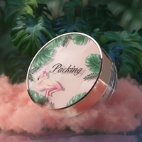 Emballage cosmétique esthétique, étui rectangulaire pour fards à paupières et blush, miroir, palette de fards à paupières tendance, matériaux recyclés, personnalisable, ABS