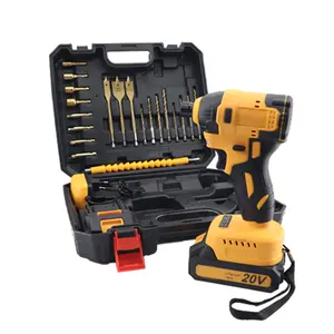 Versátil 21V Brushless Cordless Wrench e Drill Driver Set para todas as aplicações