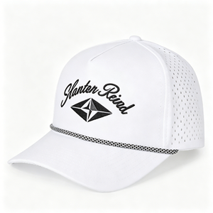 Casquette de baseball brodée 6 panneaux 100 % polyester imperméable respirante séchage rapide pour vacances à la plage protection solaire motif cocotier - Product Image 1