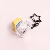 Porte-clés clavier LED en plastique personnalisé avec logo Anime, interrupteurs anti-stress, durable, type fidget clicker