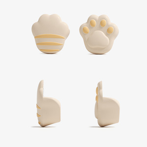 In Silicone morbido a forma di artiglio di gatto copri angoli del tavolo protettori per il bambino per la decorazione della casa in modo sicuro protezione <span class=keywords><strong>dei</strong></span> bordi per i bambini - Product Image 2
