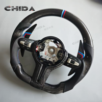 Le nouveau volant en fibre de carbone convient aux BMW M X3 X4 X5 M3 M5 M6 F01 F02 F06 F07 F10 F11 F12 F16 F22 F30 F31 F32 E90