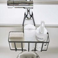Support de rangement multifonctionnel pour évier de cuisine, gain de place, pour éponge et accessoires de nettoyage