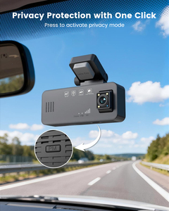 Cámara DVR para Auto 4G de Doble Lente con Aplicación Gratuita para Teléfono, GPS/<span class=keywords><strong>Radar</strong></span>, Sensor G, Dashcam 3MP+3MP, Aplicación Ubox Pro, DashCam 4G para Auto - Product Image 3