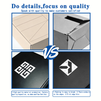 Ensemble d'emballages pliables pour beignets et biscuits en carton kraft biodégradable de qualité alimentaire avec séparateurs en relief, boîtes à pâtisserie