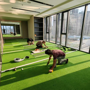 Tapis en caoutchouc d'herbe de gymnastique, pour sol de sport multiples, 1 pièce