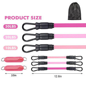 Fasce di Resistenza <span class=keywords><strong>per</strong></span> <span class=keywords><strong>Caviglie</strong></span> <span class=keywords><strong>per</strong></span> Allenamento Gambe e Glutei, Attrezzatura <span class=keywords><strong>per</strong></span> <span class=keywords><strong>Esercizi</strong></span>, Cinghia <span class=keywords><strong>per</strong></span> Caviglia con Bande Elastiche - Product Image 4