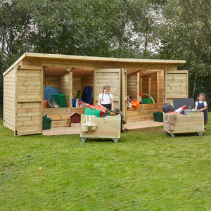 Maternelle Préscolaire En Plein Air Groupe Social Playhouse Jeu De Rôle Maison Montessori Garderie Supermarché Cuisine Jeu Interactif - Product Image 3