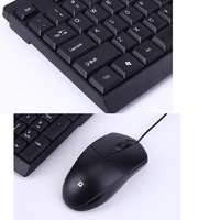 Kit clavier souris USB pour PC claviers de bureau filaires souris d'ordinateur bureau ordinateur portable noir OEM clavier souris d'ordinateur