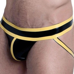 Shorts Sexy in Lattice Naturale con Abbinamento di Colori, Slip Triangolari Sexy in Lattice - Product Image 1