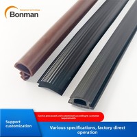 Bande d'étanchéité en élastomère TPE pour portes et fenêtres, en silicone extrudé, de forme spéciale, anti-poussière, anti-collision, insonorisante, imperméable