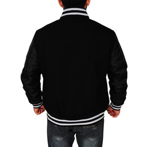Wholesale Price Custom Men's Baseball <b>Varsity</b> <b>Jacket</b> Latest Designs With Long Sleeves <b>Plain</b> <b>Varsity</b> <b>jacket</b> High Best Quality - Product Image 3