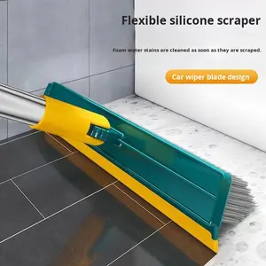 Brosse de nettoyage en gros pour sols de salle de bain, joints de carrelage, murs et toilettes, avec long manche - Product Image 3