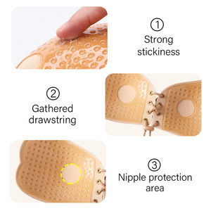 A-E sinh học keo gxb071 Áo ngực vô hình backless thu thập bướm strapless dính áo ngực kẻ thù phụ nữ <span class=keywords><strong>intimates</strong></span> cộng với kích thước phụ nữ đồ lót - Product Image 4