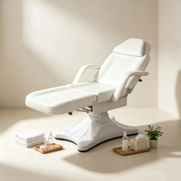Table de massage facial pliable en métal moderne à prix abordable, mobilier professionnel pour salon de beauté, vente chaude
