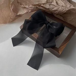 Super Fée Arc Épingle À Cheveux Élégant Ruban Clip Léger Maille Mince Ruban Bowknot Épingle À Cheveux pour Fille Femmes Longue Queue - Product Image 5