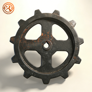 Pignon d'entraînement <span class=keywords><strong>à</strong></span> courroie en caoutchouc forgé certifié CE, pignon <span class=keywords><strong>à</strong></span> cannelures de précision <span class=keywords><strong>pour</strong></span> <span class=keywords><strong>tondeuse</strong></span> <span class=keywords><strong>à</strong></span> <span class=keywords><strong>gazon</strong></span>, moissonneuse-batteuse, châssis de chenilles, <span class=keywords><strong>pièces</strong></span> de rechange - Product Image 6