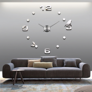 Orologi <span class=keywords><strong>da</strong></span> <span class=keywords><strong>Parete</strong></span> Decorativi 3D Fai-<span class=keywords><strong>da</strong></span>-Te in Schiuma EVA e Acrilico a Specchio, Regali Classici per Soggiorno - Product Image 1