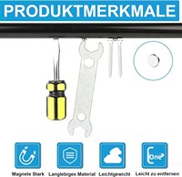 Aimants en néodyme N35 pour réfrigérateur - 10x2mm - Extra puissants (50kGmm) - Pour tableau blanc, panneau d'affichage, artisanat